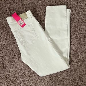 Lilly Pulitzer white jeans size 8